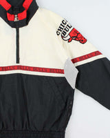 Vintage 90s Starter NBA Chicago Bulls Quarter-zip Windbreaker - L
