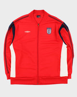Vintage Y2K 00s Umbro England Football Track Jacket - XL