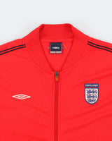 Vintage Y2K 00s Umbro England Football Track Jacket - XL