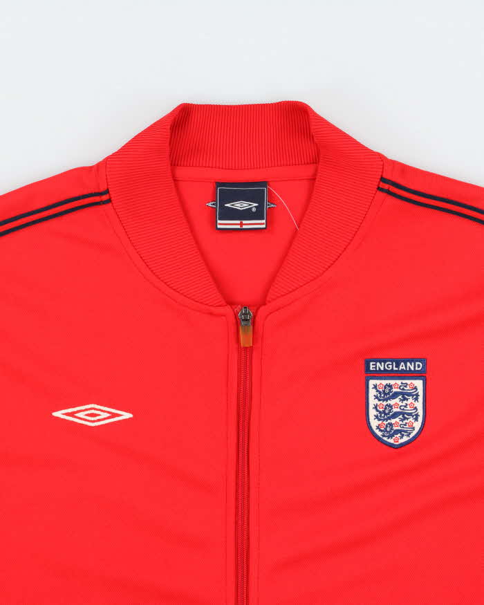 Vintage Y2K 00s Umbro England Football Track Jacket - XL