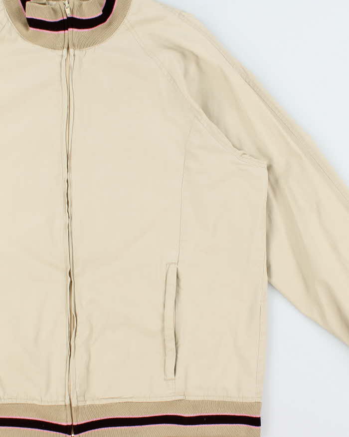 Vintage Y2K 00s Stussy Made In USA Spell Out Harrington Jacket - XL