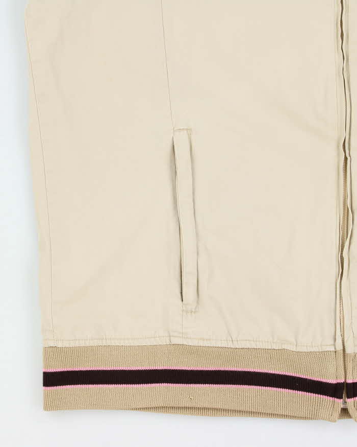 Vintage Y2K 00s Stussy Made In USA Spell Out Harrington Jacket - XL