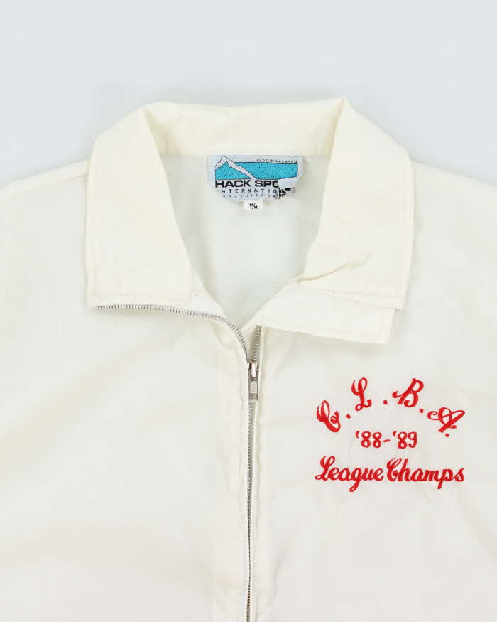Vintage 1989-89 Hack Sport League Champs Coach Jacket - M