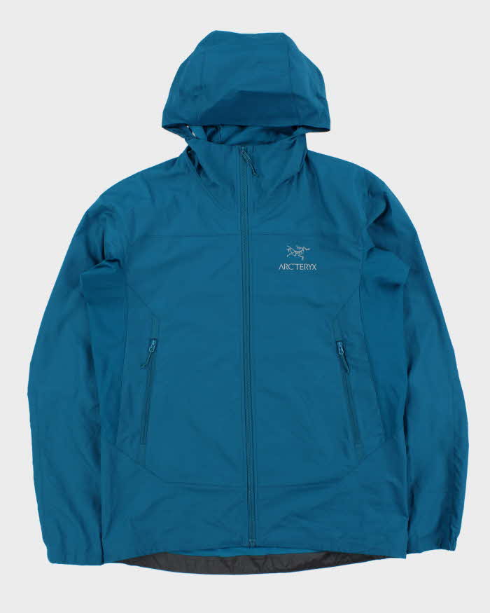 Vintage Arc'teryx Tenquille Teal Lightweight Hooded Windbreaker Jacket - M