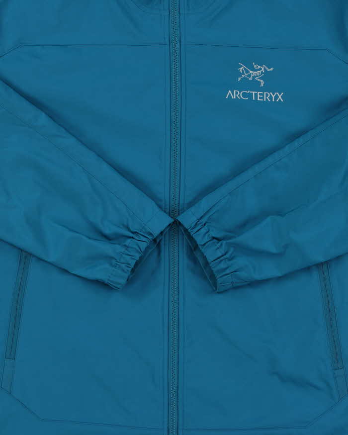 Vintage Arc'teryx Tenquille Teal Lightweight Hooded Windbreaker Jacket - M