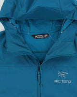 Vintage Arc'teryx Tenquille Teal Lightweight Hooded Windbreaker Jacket - M