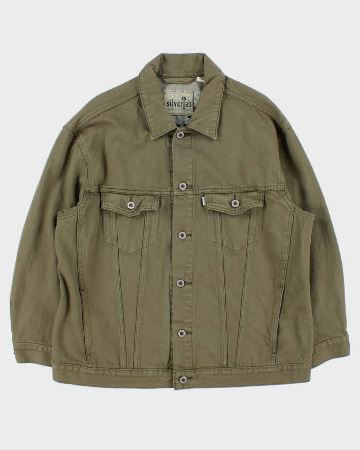 Vintage 00s Levi's SilverTab Khaki Denim Jacket - L