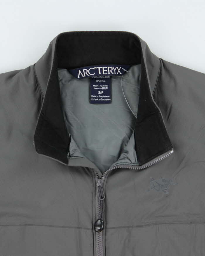 Vintage Arc'teryx Leaf Atom LT PolarTec Wolf Grey Soft Shell Padded Jacket - S