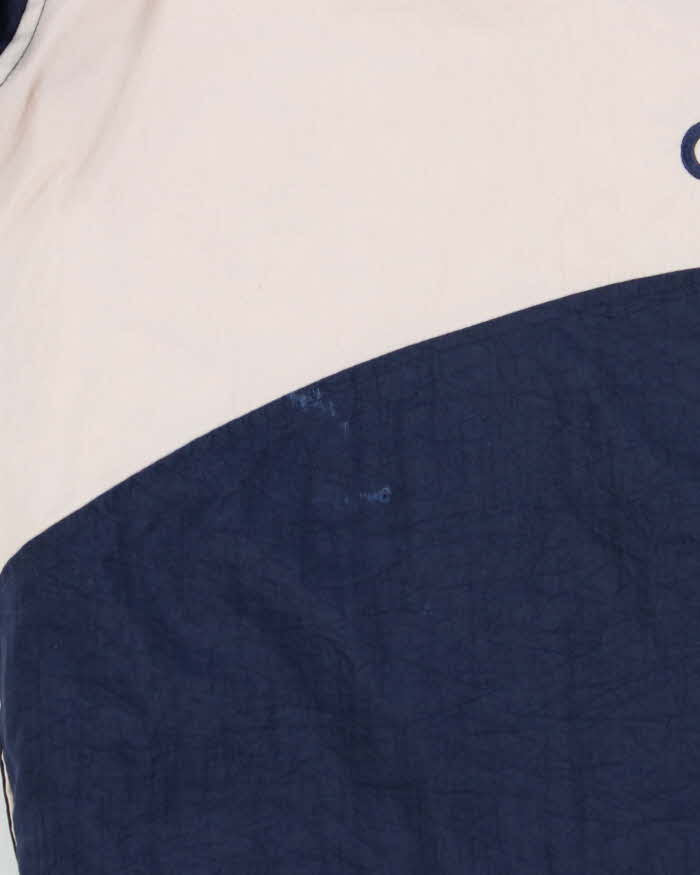 Vintage 1990s Adidas Quilt Lined Spell Out Hooded Shell Jacket - M