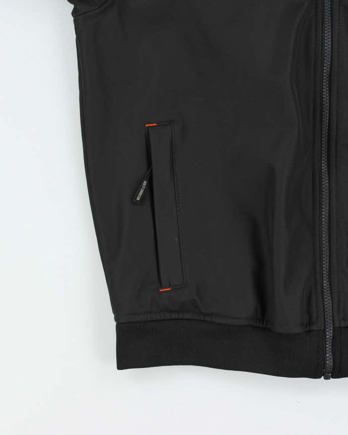 Vintage Harley Davidson Idyll Waterproof Shell Hooded Biker Jacket - M