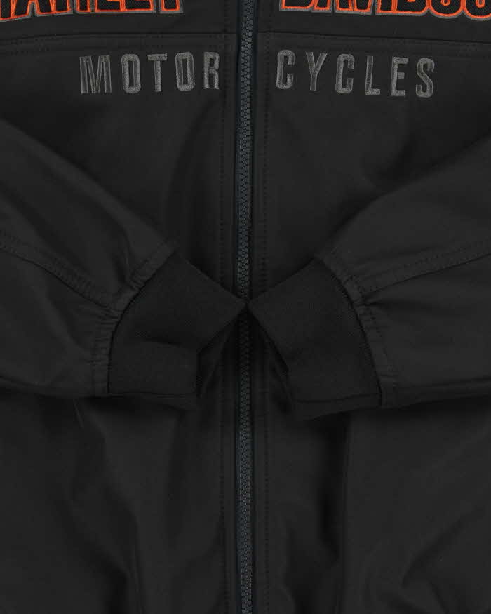 Vintage Harley Davidson Idyll Waterproof Shell Hooded Biker Jacket - M