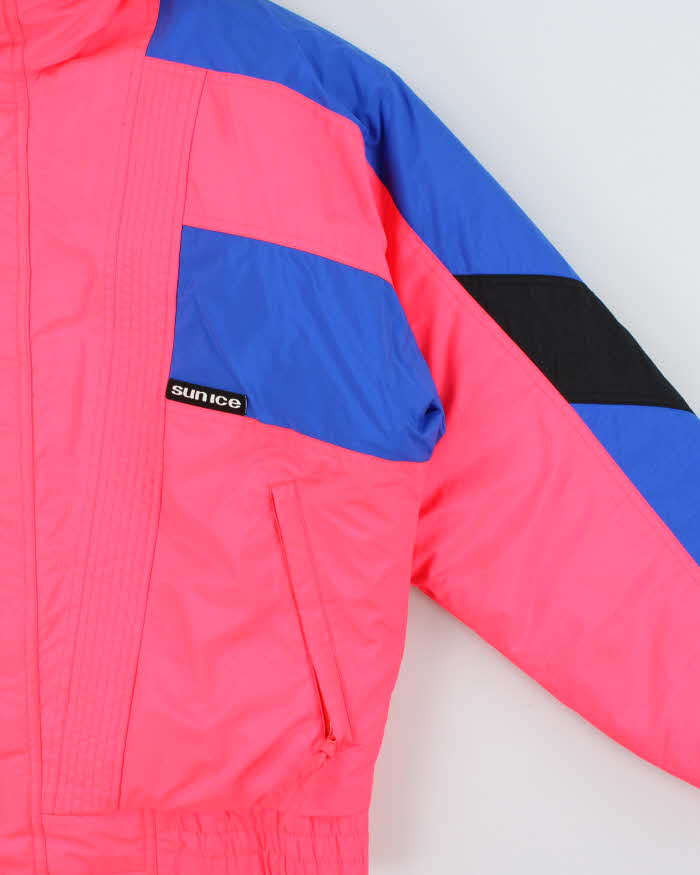 Vintage 1991 Sun Ice Illuminous Pink Ski Gratuitement Jacket - L