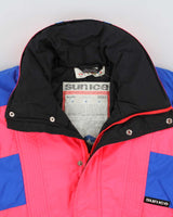 Vintage 1991 Sun Ice Illuminous Pink Ski Gratuitement Jacket - L