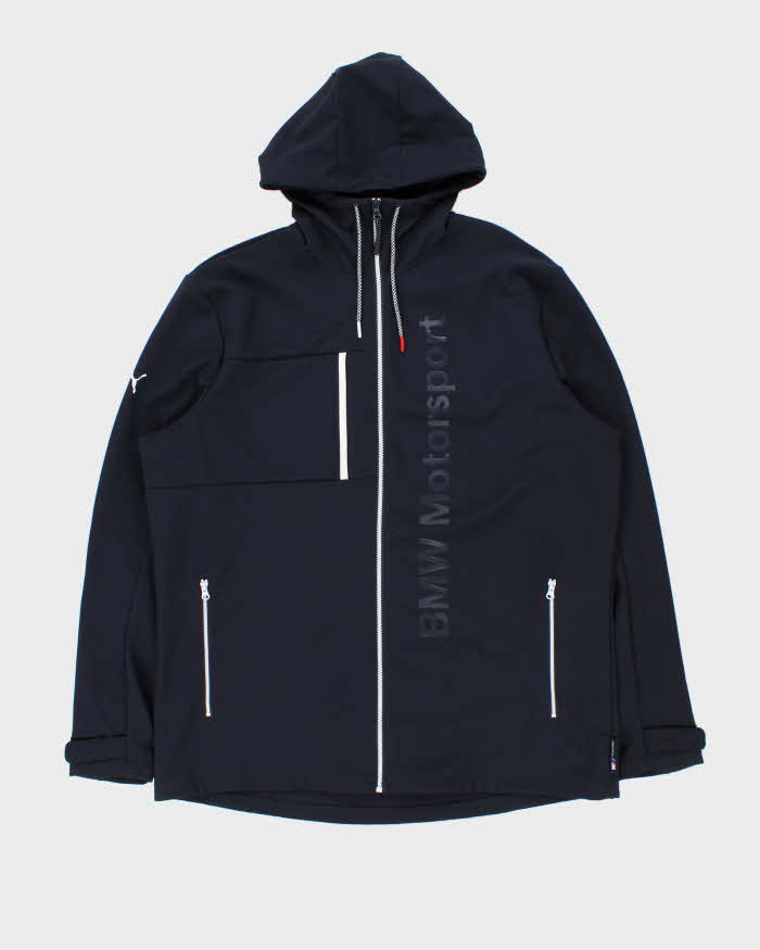 Vintage Puma x BMW Motorsport Soft Shell Hooded Jacket - XXL