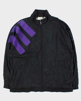 Vintage 1980s Adidas Originals Two-Tone Shell Windbreaker Jacket - XL