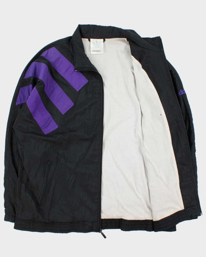 Vintage 1980s Adidas Originals Two-Tone Shell Windbreaker Jacket - XL