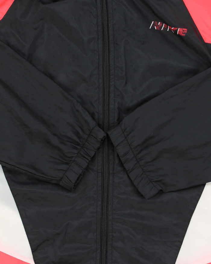 Vintage 1980s Nike Hooded Lightweight Shell Windbreaker Jacket - M