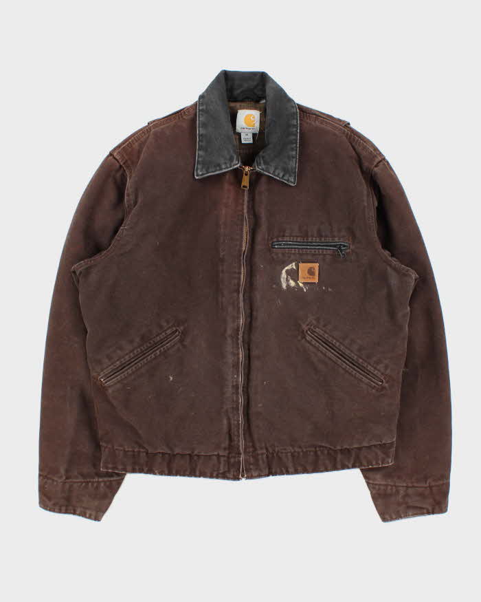 Vintage Carhartt J97 Detroit DKB Blanket Lined Workwear Jacket - M