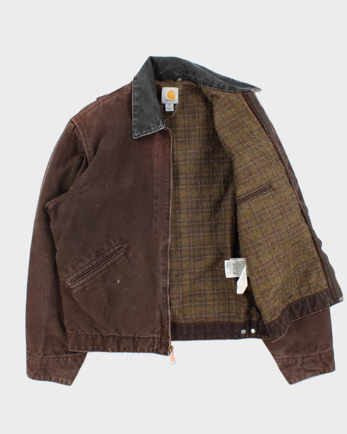 Vintage Carhartt J97 Detroit DKB Blanket Lined Workwear Jacket - M