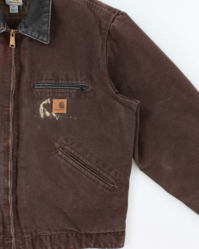 Vintage Carhartt J97 Detroit DKB Blanket Lined Workwear Jacket - M