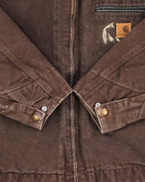 Vintage Carhartt J97 Detroit DKB Blanket Lined Workwear Jacket - M