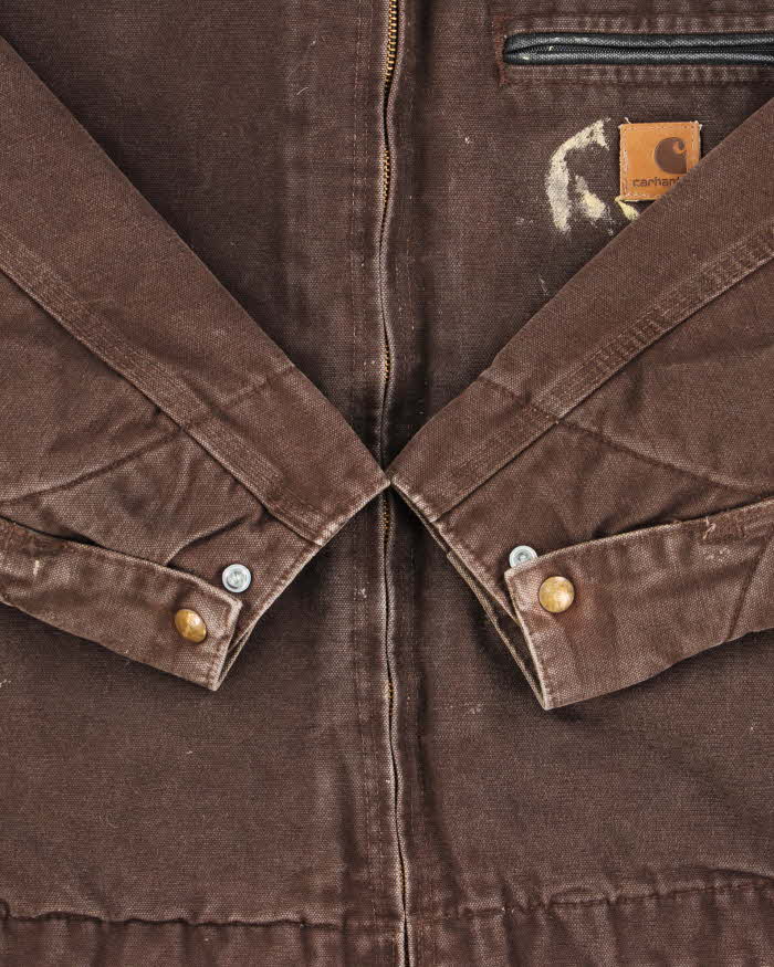 Vintage Carhartt J97 Detroit DKB Blanket Lined Workwear Jacket - M