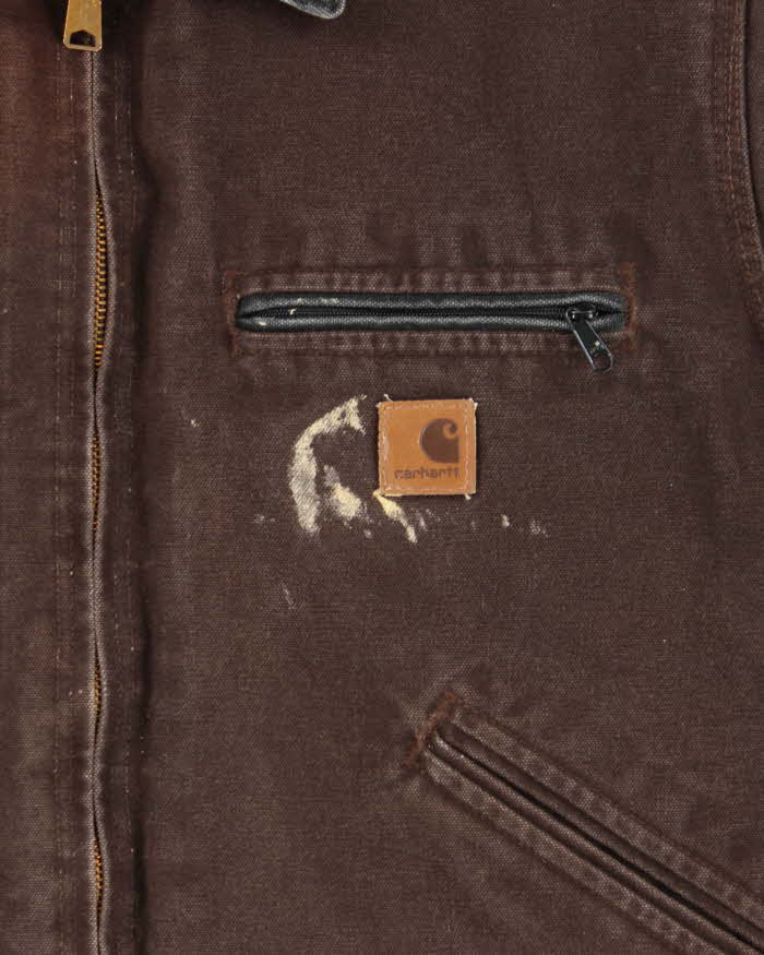 Vintage Carhartt J97 Detroit DKB Blanket Lined Workwear Jacket - M
