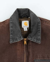 Vintage Carhartt J97 Detroit DKB Blanket Lined Workwear Jacket - M