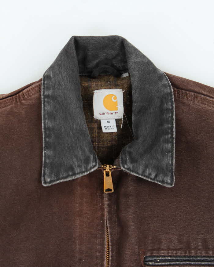 Vintage Carhartt J97 Detroit DKB Blanket Lined Workwear Jacket - M