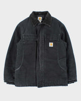 Vintage 2009 Carhartt CO3 Arctic Quilt Lined Canvas Chore Workwear Jacket - S