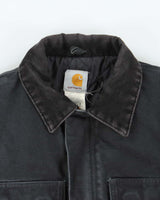 Vintage 2009 Carhartt CO3 Arctic Quilt Lined Canvas Chore Workwear Jacket - S