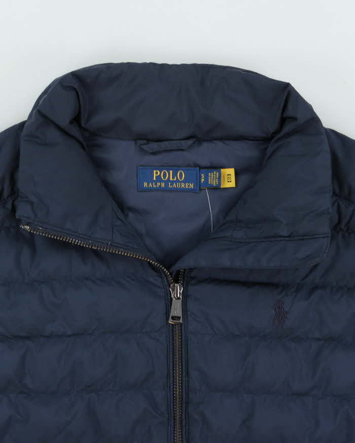 Vintage Polo Ralph Lauren Navy Lightweight Puffer Jacket - S