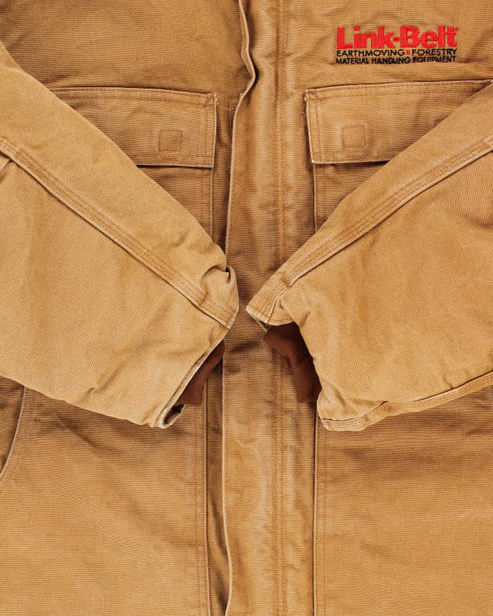 Vintage 2006 Carhartt CO3 BRN Arctic Quilt Lined Duck Canvas Workwear Chore Jacket - M