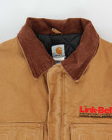 Vintage 2006 Carhartt CO3 BRN Arctic Quilt Lined Duck Canvas Workwear Chore Jacket - M