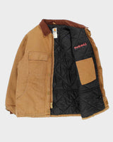 Vintage 2006 Carhartt CO3 BRN Arctic Quilt Lined Duck Canvas Workwear Chore Jacket - M