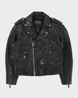 Vintage 1990s Wilsons Classic Leather Biker Jacket - M