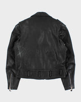 Vintage 1990s Wilsons Classic Leather Biker Jacket - M