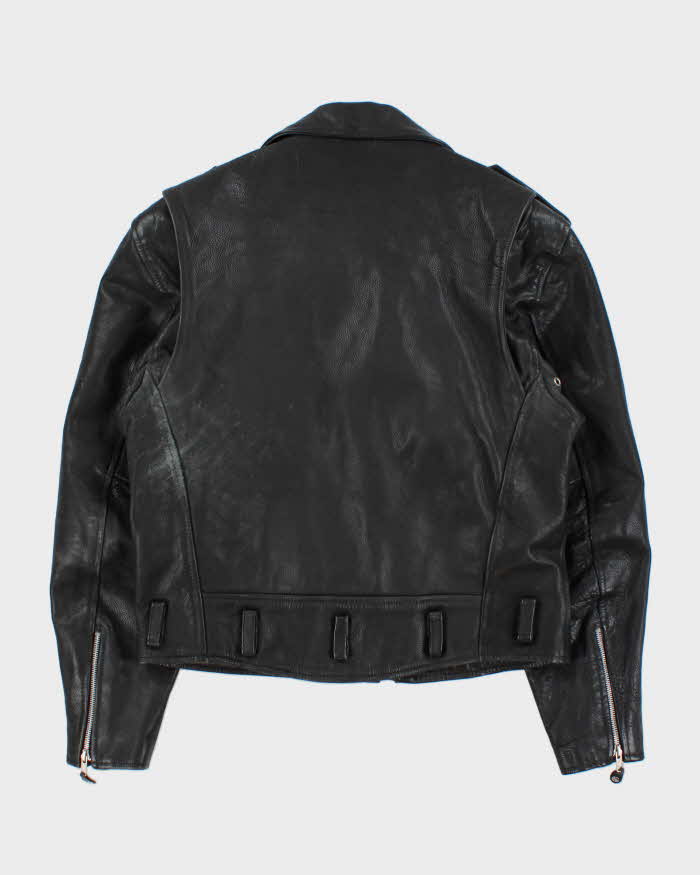 Vintage 1990s Wilsons Classic Leather Biker Jacket - M