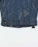 Vintage 1970s Lewis Leather AviaKit Cyclone Horsehide Made In England Biker Jacket - M