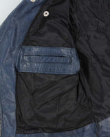 Vintage 1970s Lewis Leather AviaKit Cyclone Horsehide Made In England Biker Jacket - M