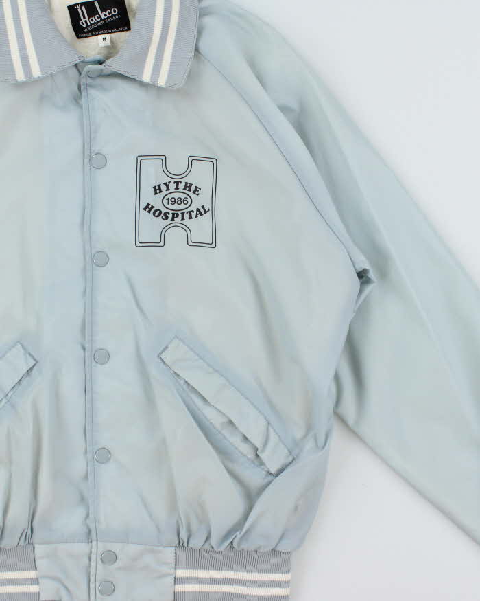Vintage 1986 Hackco Shell Collared Bomber Jacket - M