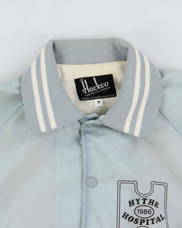 Vintage 1986 Hackco Shell Collared Bomber Jacket - M