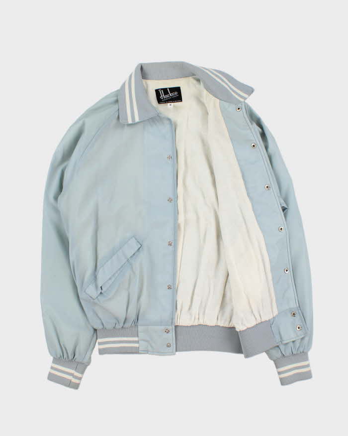 Vintage 1986 Hackco Shell Collared Bomber Jacket - M