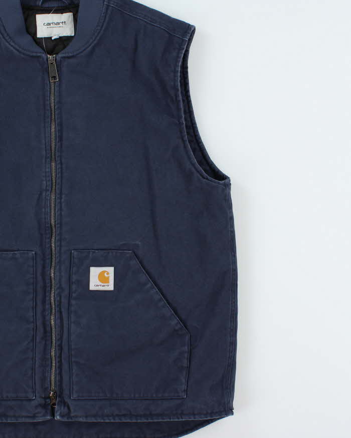 Vintage Carhartt Classic Canvas 3M Thinsulate Workwear Gilet - XXL