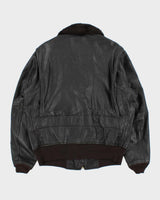 Vintage 1990s Avirex G-1 Made In USA Goatskin Leather Flight Bomber Jacket - XL