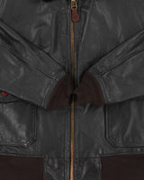 Vintage 1990s Avirex G-1 Made In USA Goatskin Leather Flight Bomber Jacket - XL