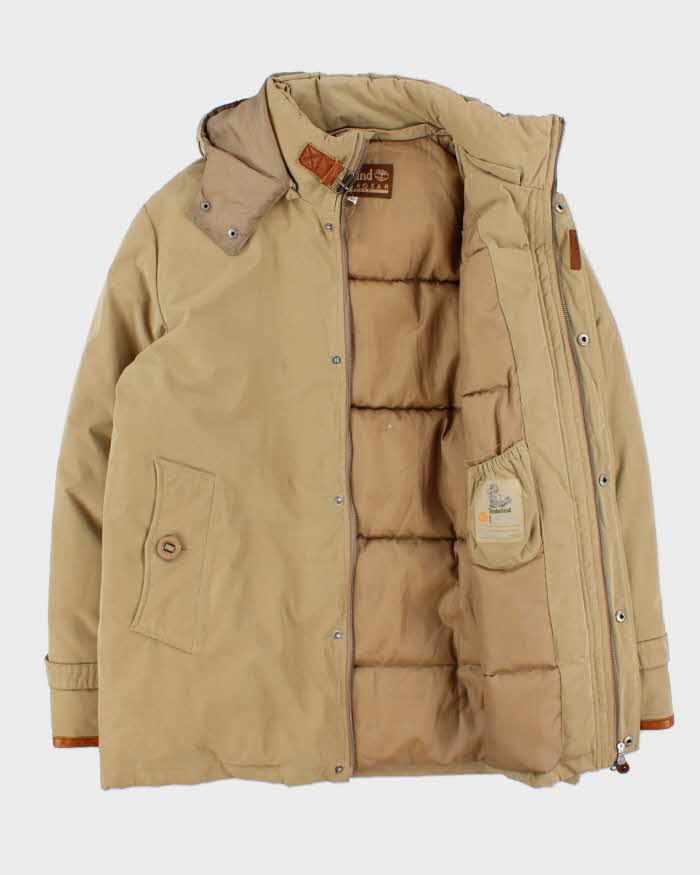 Vintage Y2K 00s Timberland Weathergear Hampton Explorers Down Filled Waterproof Puffer Jacket - L