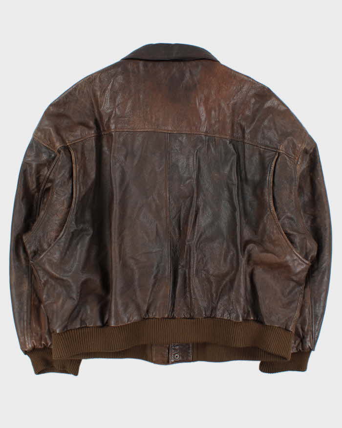 Vintage 1990s Wilsons Adventure Bound Thinsulate Therma Lined Bomber Jacket - XXL