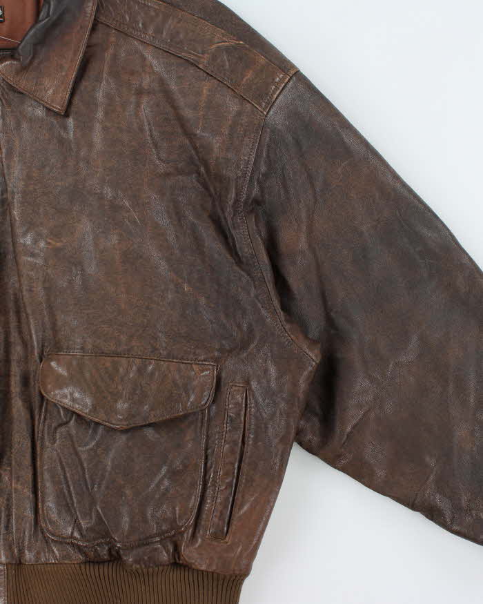 Vintage 1990s Wilsons Adventure Bound Thinsulate Therma Lined Bomber Jacket - XXL
