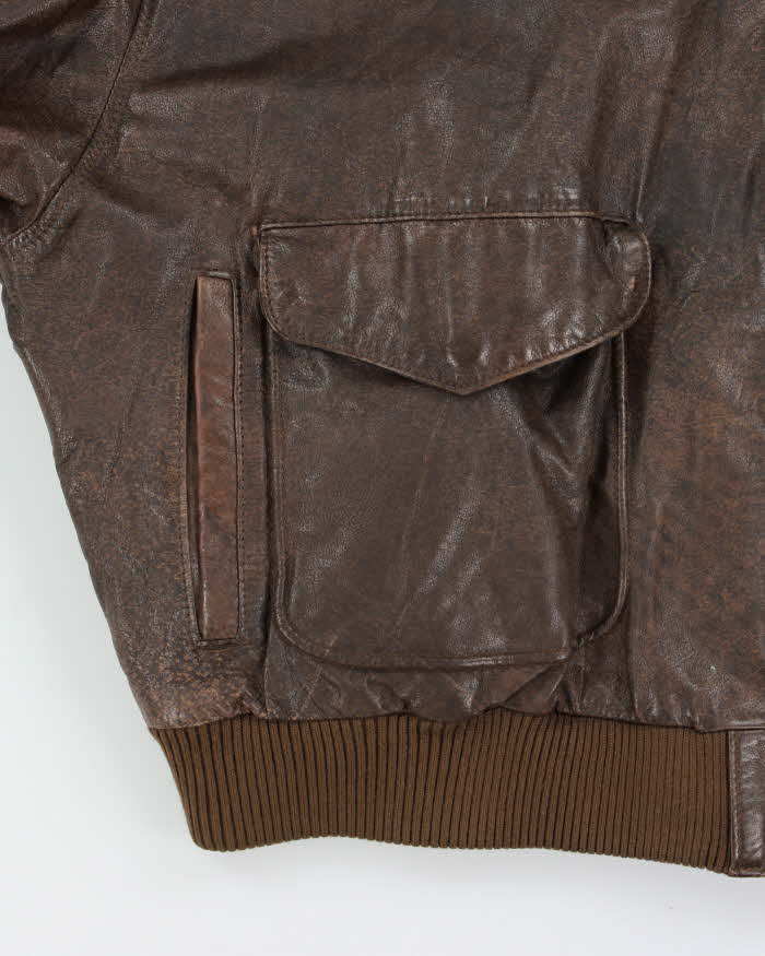 Vintage 1990s Wilsons Adventure Bound Thinsulate Therma Lined Bomber Jacket - XXL